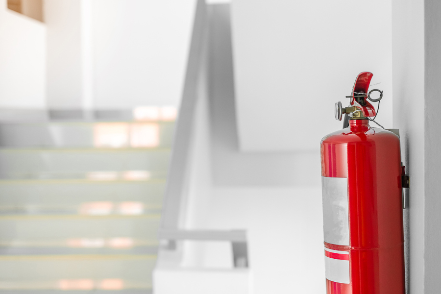 Using a Dry Chemical Fire Extinguisher