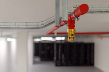 Clean agent fire suppression system used in data centre